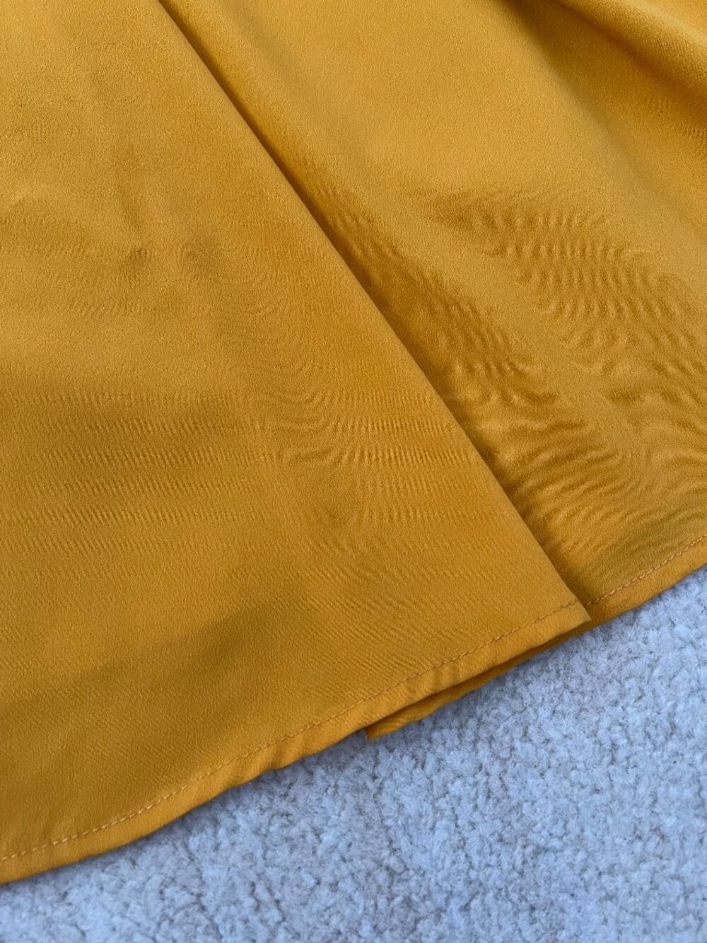Eloquii Studio Yellow Ruffle Tie-Neck Dress Plus Size 14 - Picture 10 of 13